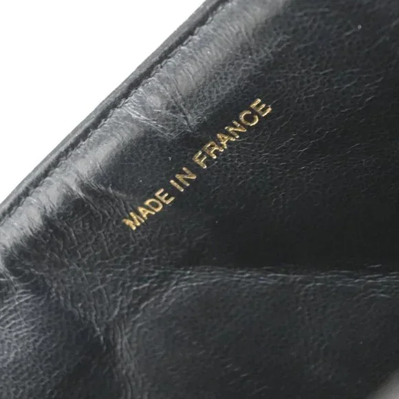 CHANEL CC Matelasse 30 Chain Shoulder Bag Leather Black - Picture 12 of 14